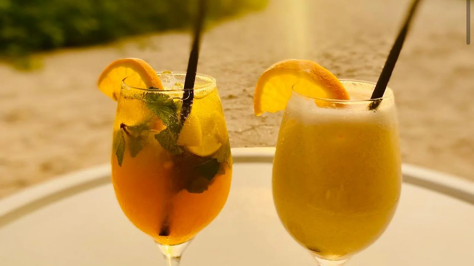Sunset drinks at Banana Sea Club