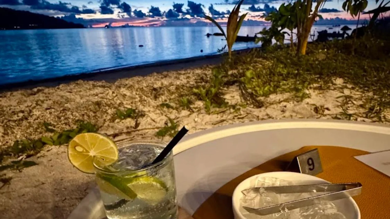 Banana Sea Club at twilight